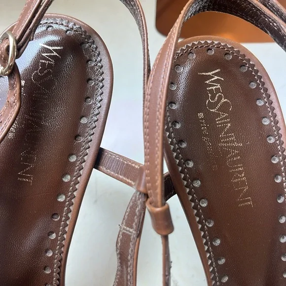 Brown Yves Saint Laurent Heel - Picture 7 of 8